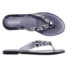 Holster Ladies Glam Sandals In Midnight