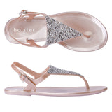 Holster Womens Zoey Sandals In Rose Gold