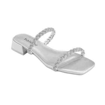 Holster Ladies Tiana Heels In Silver