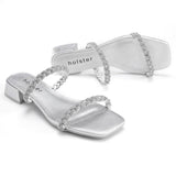 Holster Ladies Tiana Heels In Silver