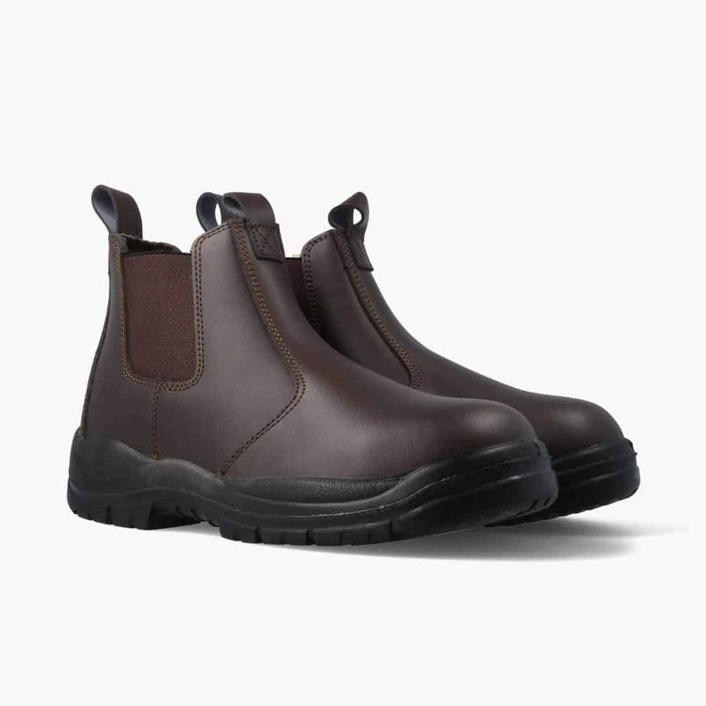 Hi-Tec Men's Chelsea Boots In Dark Brown