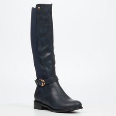 Butterfly Feet Ladies Huda 21 Boots Navy