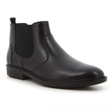 Hush Puppies Mens Isadore Leather Boots In Black