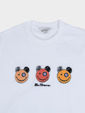 Ben Sherman Mens Happy Bears Chenille White T-Shirt