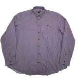 Harmont & Blaine Printed Mens Shirt In Blue & Purple