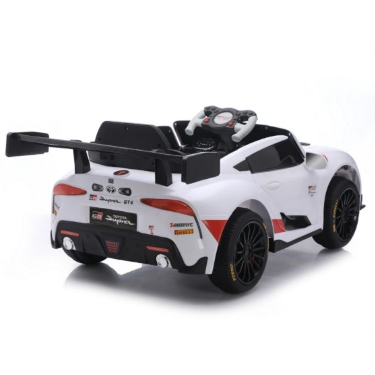 Electric Ride On Toyota Supra Play Car In White