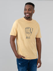 Ben Sherman Mens Hidden Ace T-Shirt In New Wheat