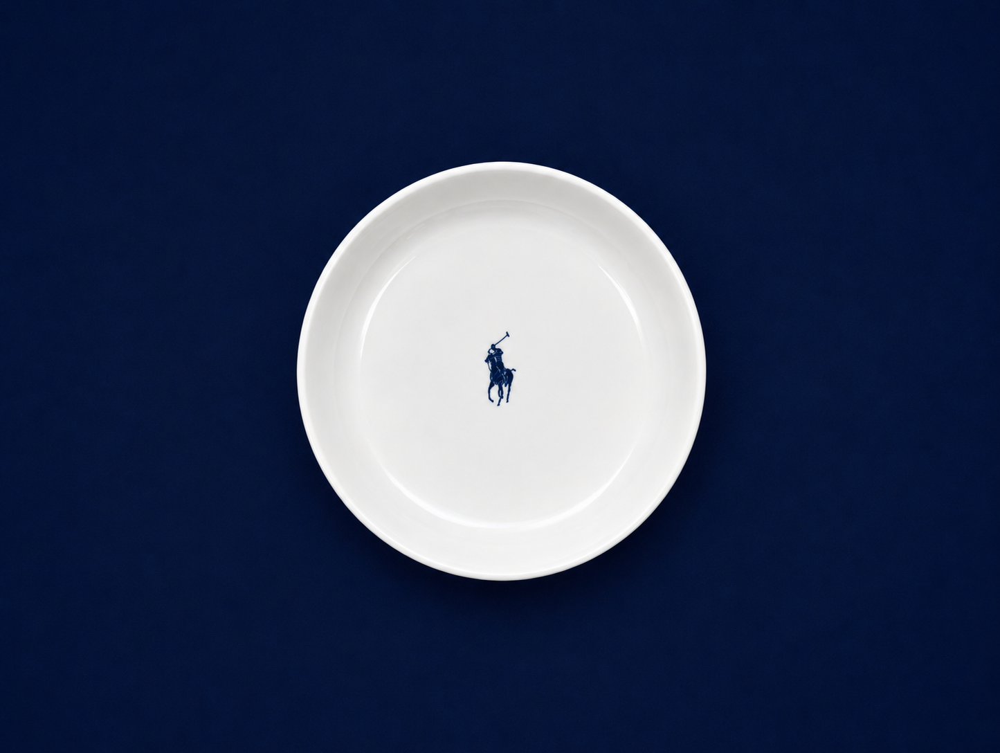 Polo Classic High Rim Side Plate 4 Piece Set In White