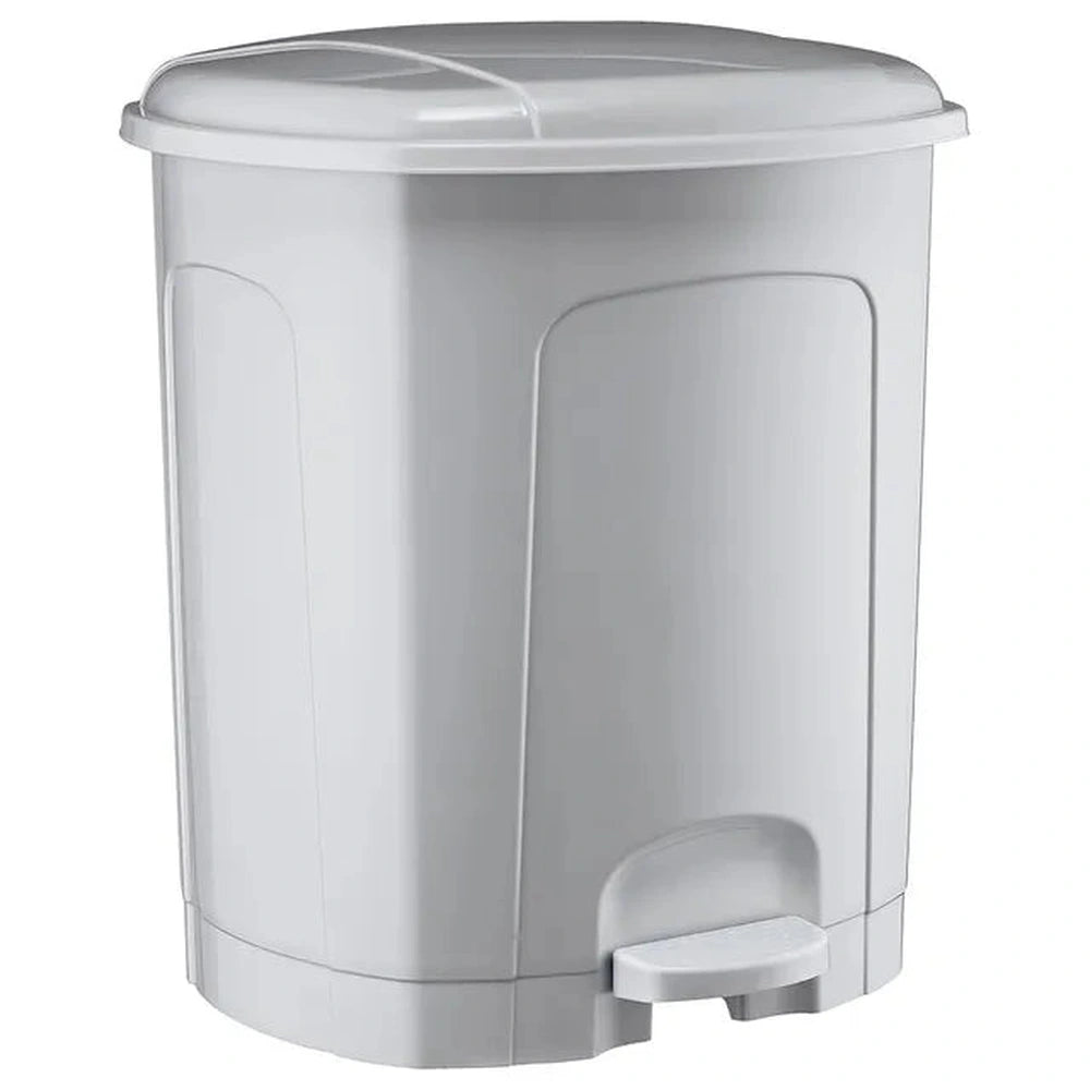 Lotus Pedal Dustbin In White