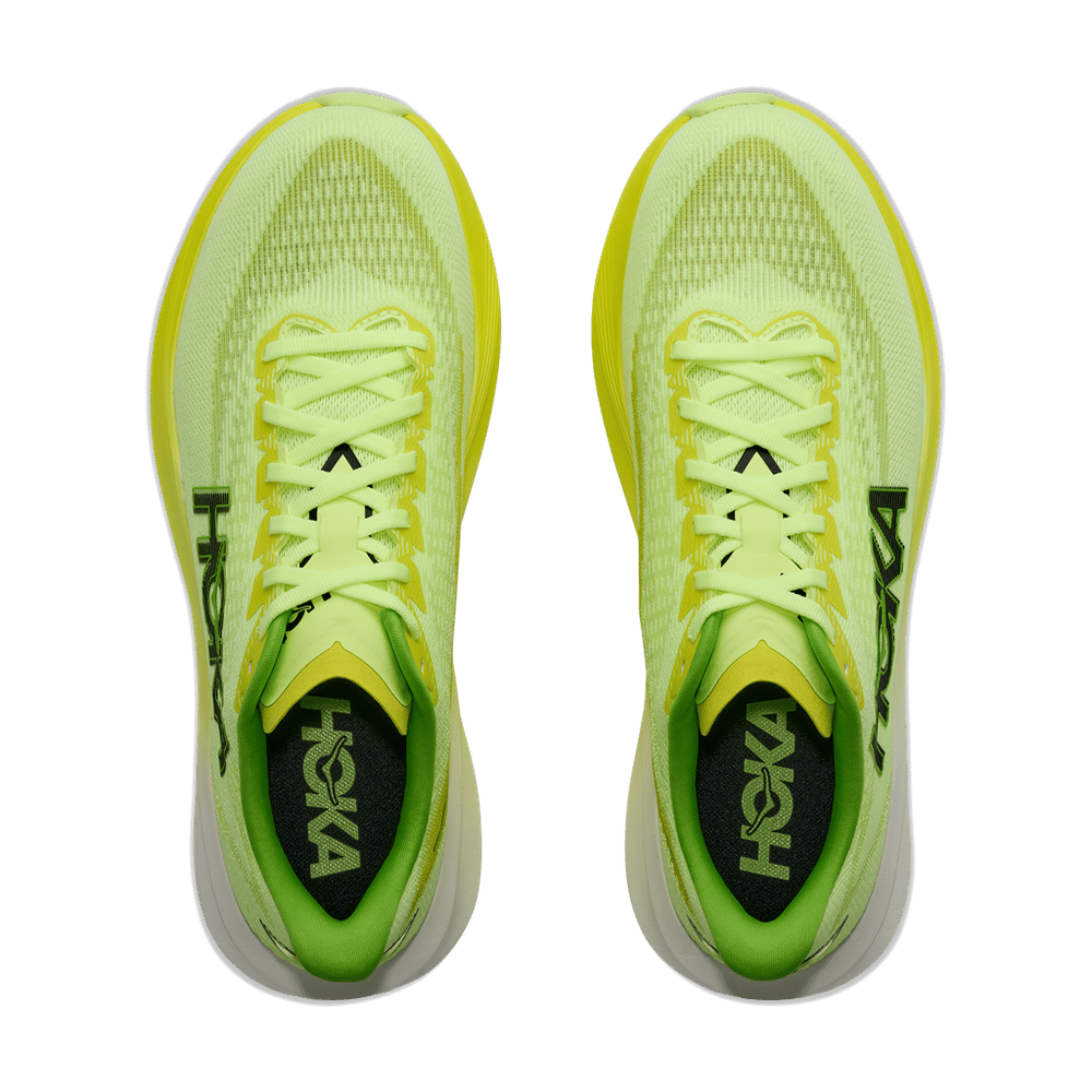 Hoka Mens March 7 Sneakers In Neon Yuzu / Hoka Citrus
