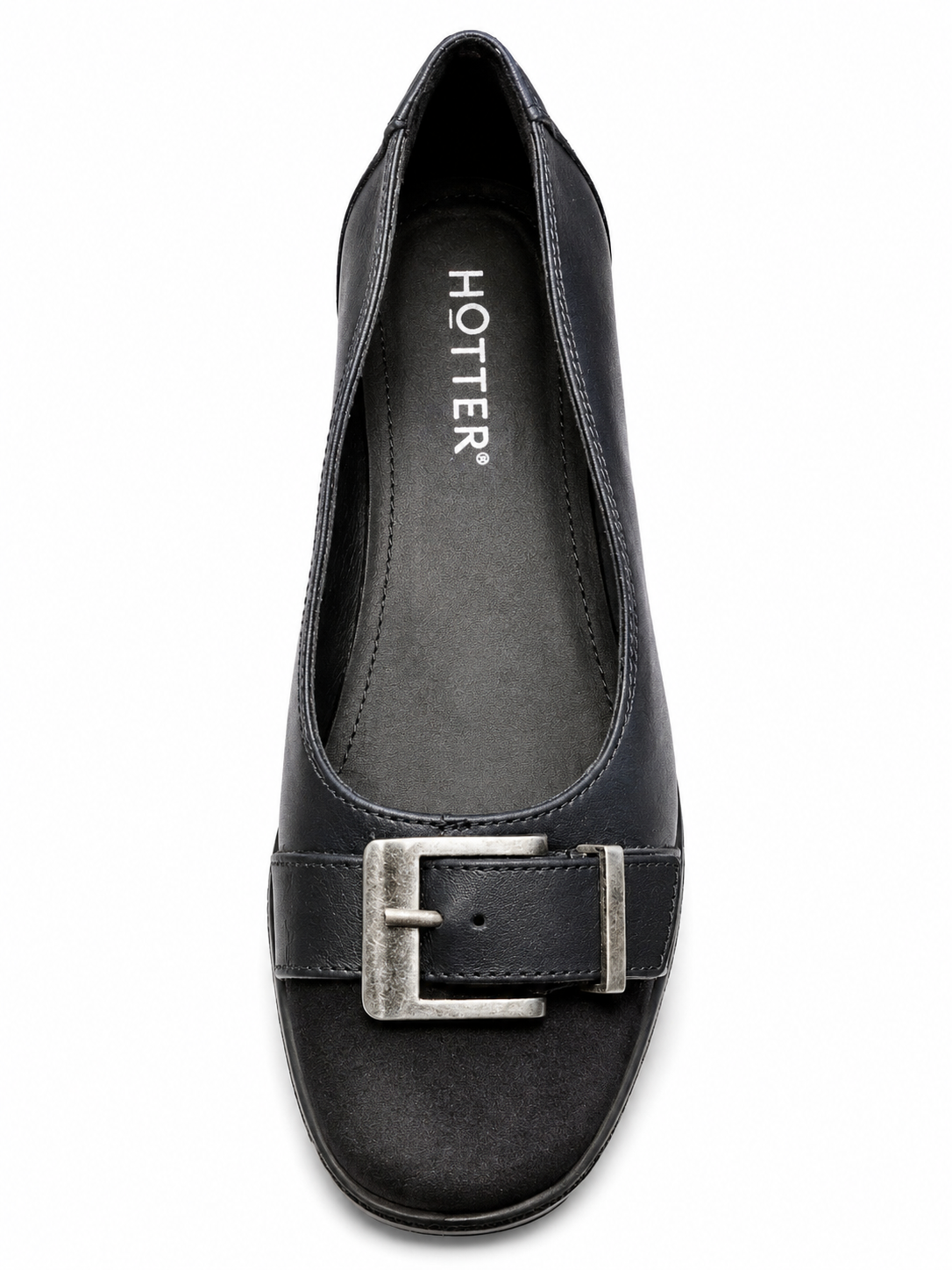 Hotter Ladies Trust Shoes In Black