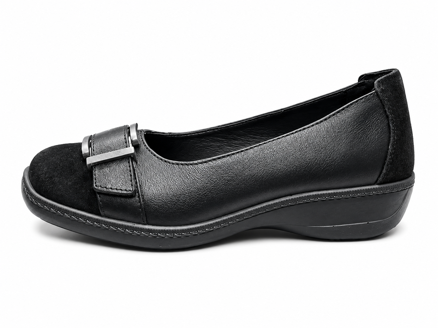 Hotter Ladies Trust Shoes In Black