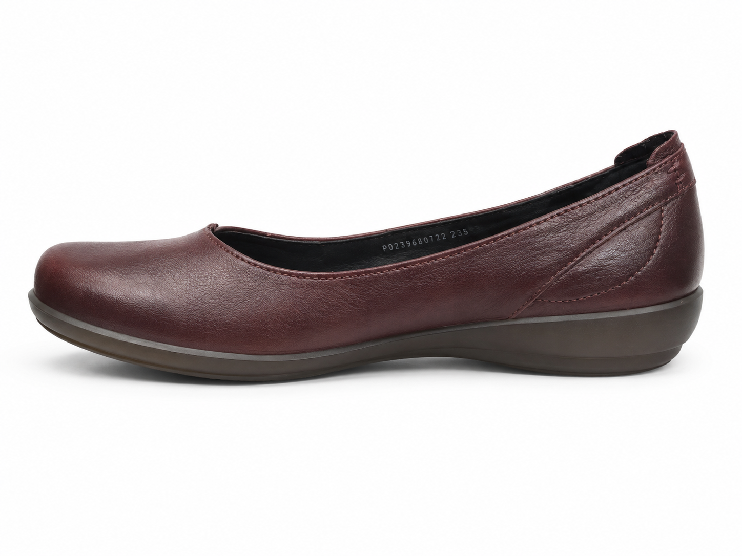 Hotter Womens Robyn II Shoes In Wine Metallic