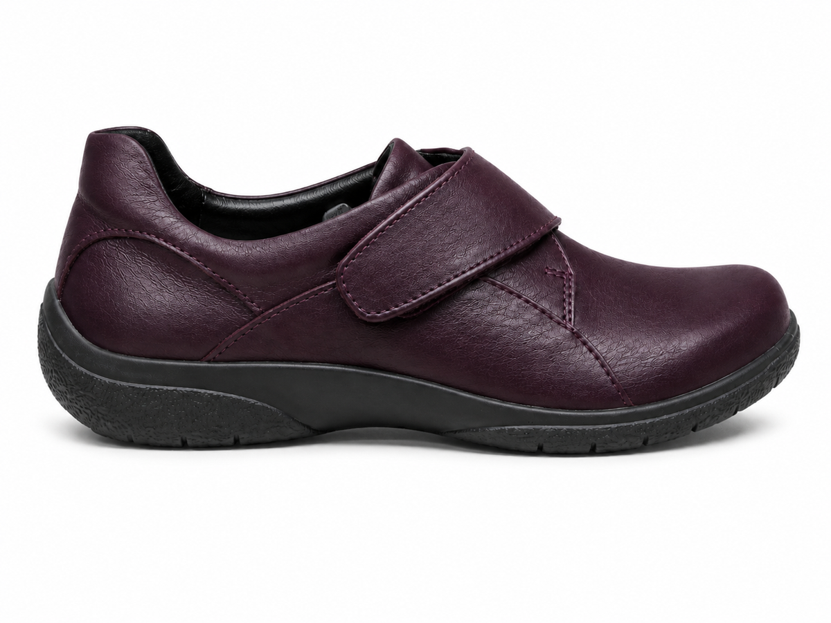 Hotter Womens Sugar II Shoes In Plum