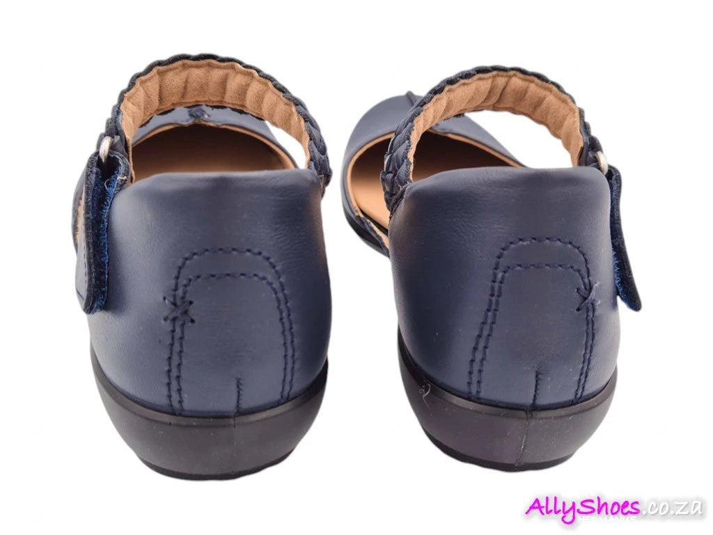 Hotter Womens Lake Shoes In Navy