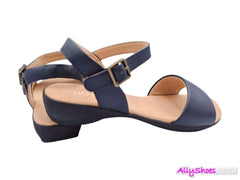 Hotter Ladies Tropic Shoes In Navy