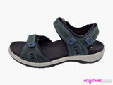 Hotter Womens Walk II Shoes In Navy