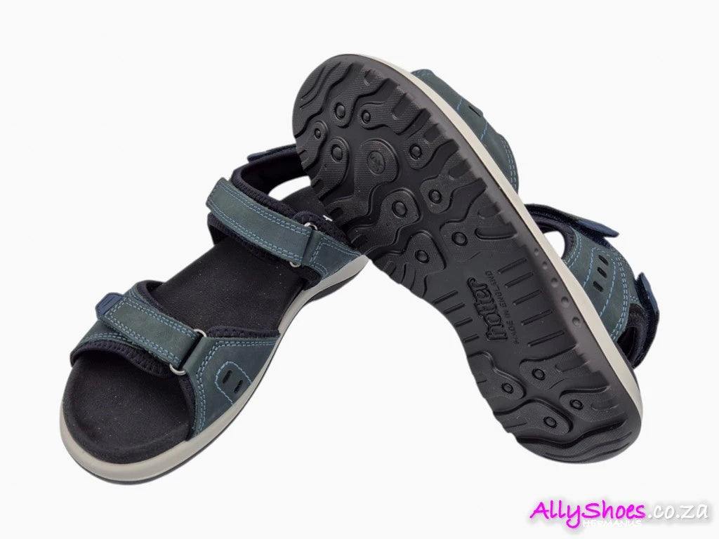 Hotter Womens Walk II Shoes In Navy