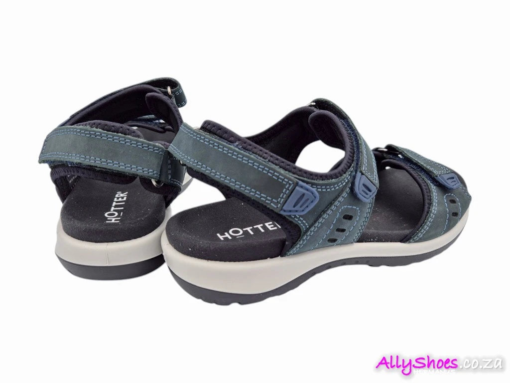 Hotter Womens Walk II Shoes In Navy