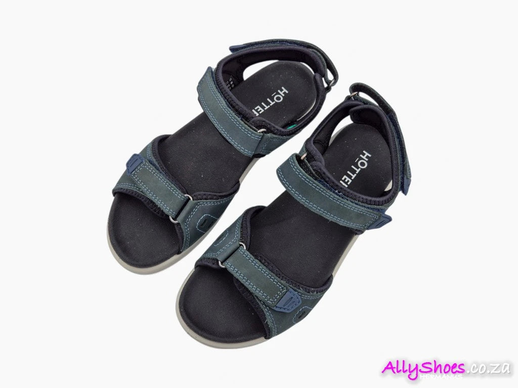 Hotter Womens Walk II Shoes In Navy