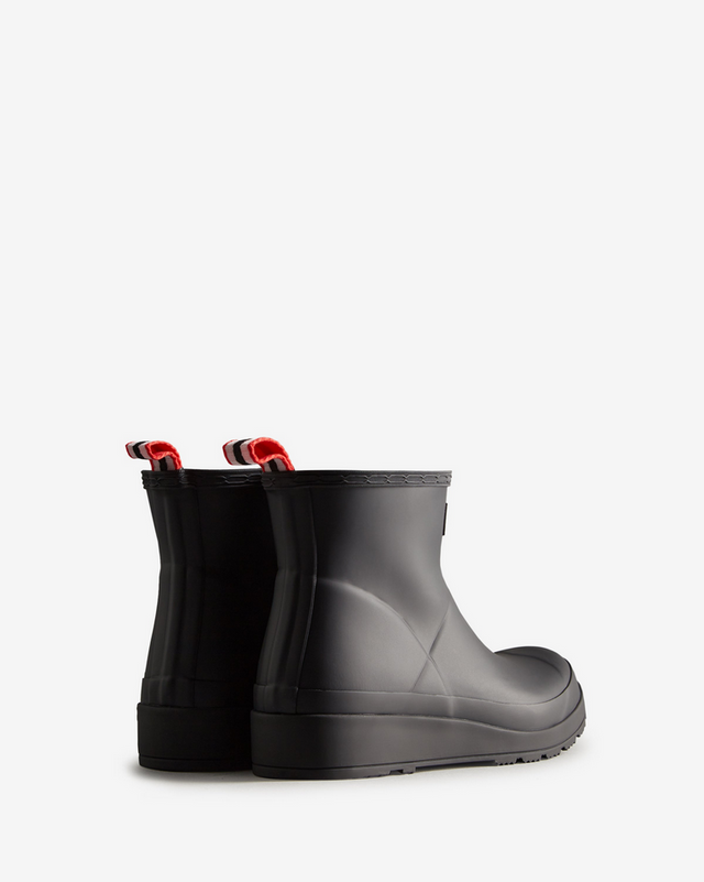 Hunter Mens Play Short Boots In Black