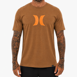 Hurley Mens Icon Short Sleeve T-Shirt In Camel