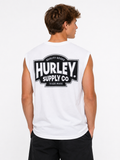 Hurley Organic Supply Muscle Tank Top In White