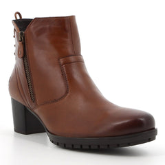 Hush Puppies Ladies Nelly Nappa Boots In Cognac