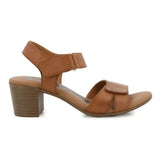 Hush Puppies Ladies Camille Leather Heels In Tan