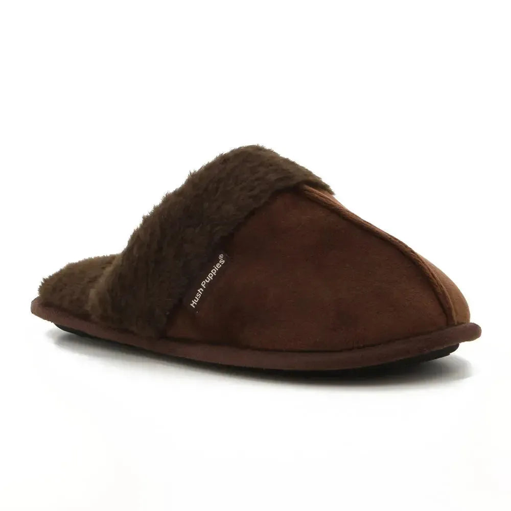 Hush Puppies Womens Lunara Mule Slippers In Dark Brown