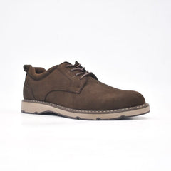 Hush Puppies Hpm00858 Mens Ronnie Nubuck Shoes Coffee