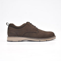 Hush Puppies Hpm00858 Mens Ronnie Nubuck Shoes Coffee