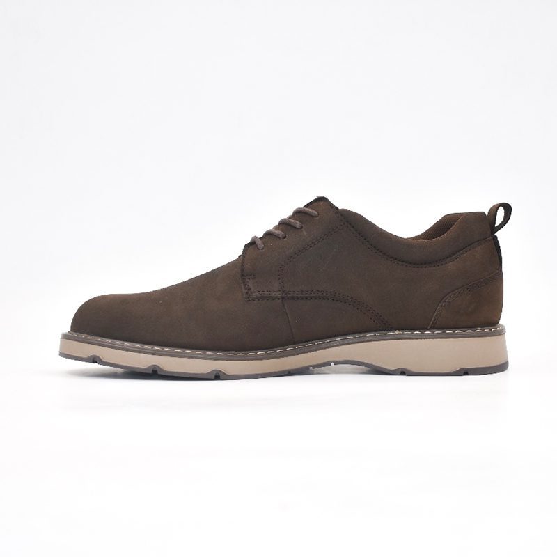 Hush Puppies Hpm00858 Mens Ronnie Nubuck Shoes Coffee