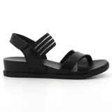 Hush Puppies Ladies Rosalino Leather Sandals In Black
