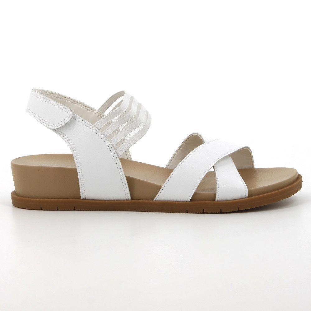 Hush Puppies Ladies Rosalino Leather Sandals In White