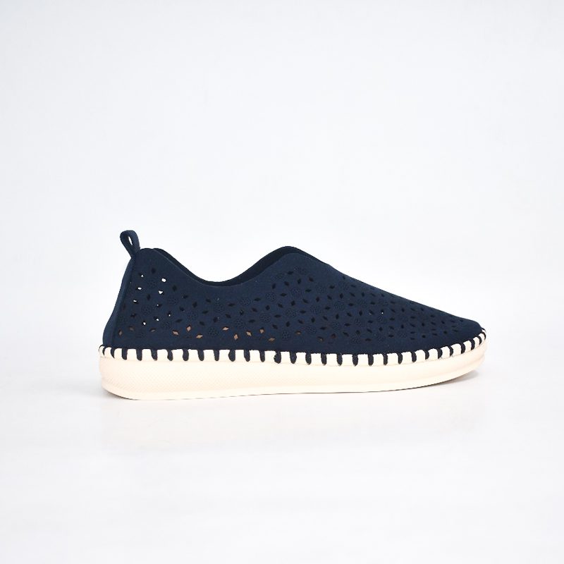 Hush Puppies Hpl01367 Ladies Sienna Microfire Shoe Navy