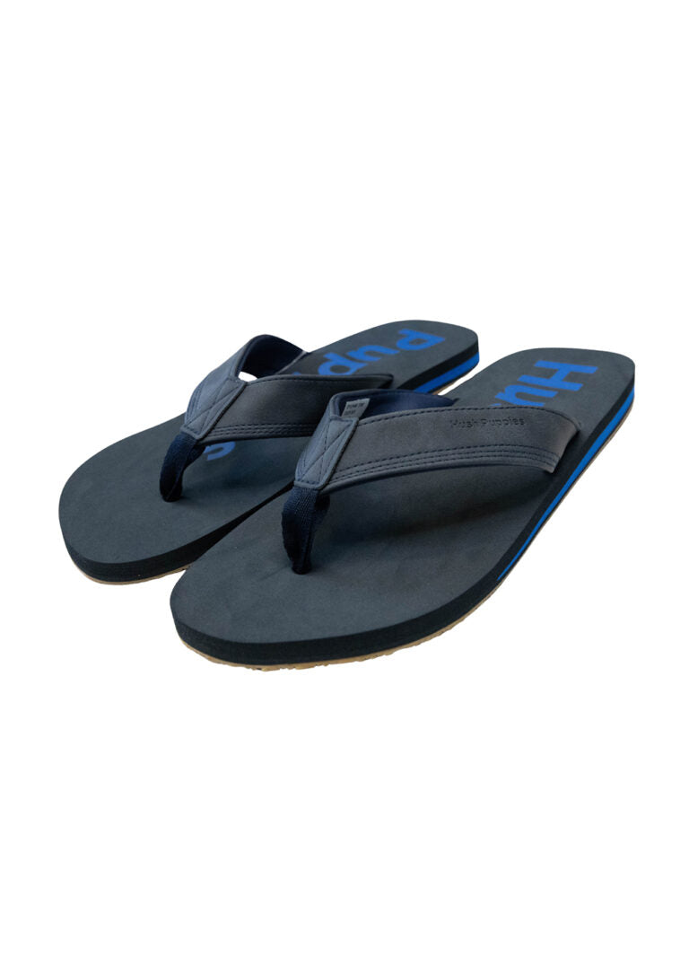 Hush Puppies Mens Stomp Thong Sandals In Blue