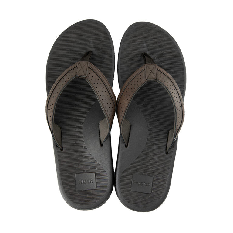 Hush Puppies Mens Strut Thong Sandals In Brown