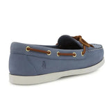 Hush Puppies Womens Yarmouth Gingko Tuumbled Nubuck Shoes In Light Blue