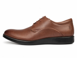 Hush Puppies Mens Virtus Plain Toe Lace Up Shoes In Tan