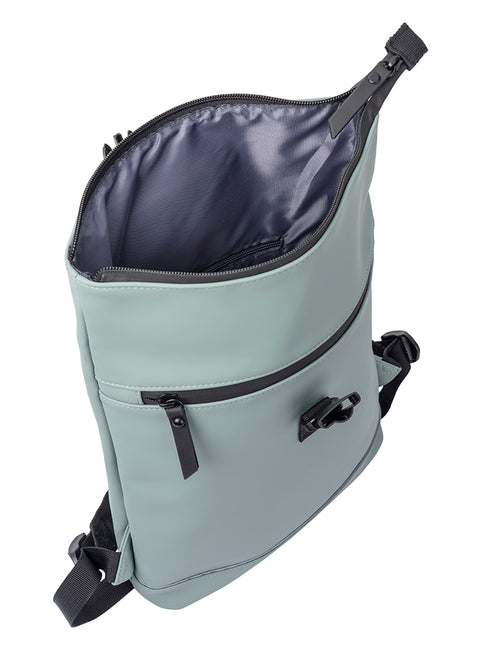 Cellini Hydro Medium Roll Top Backpack In Green