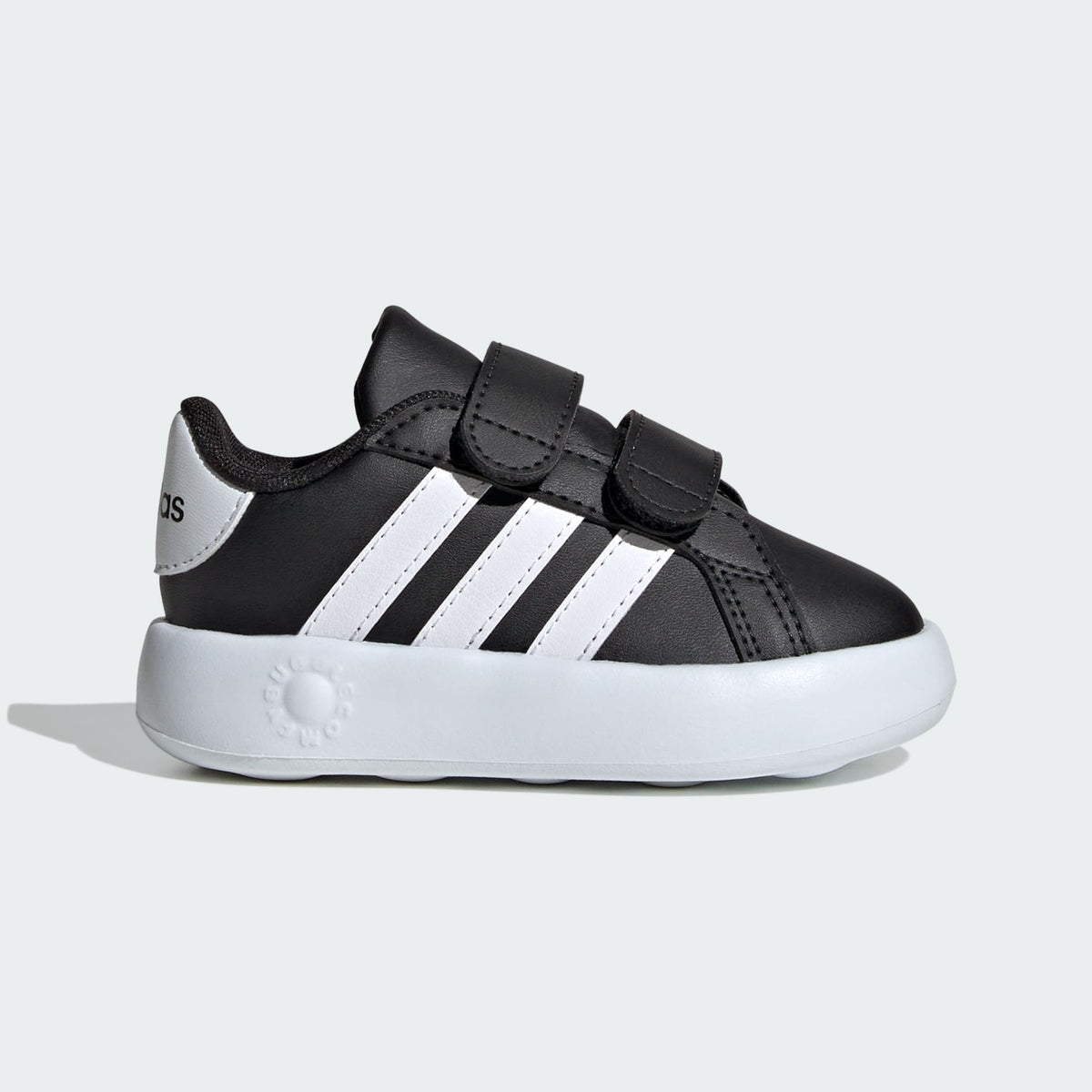 Adidas Boys Grand Court 2.0 Sneakers In Black & White