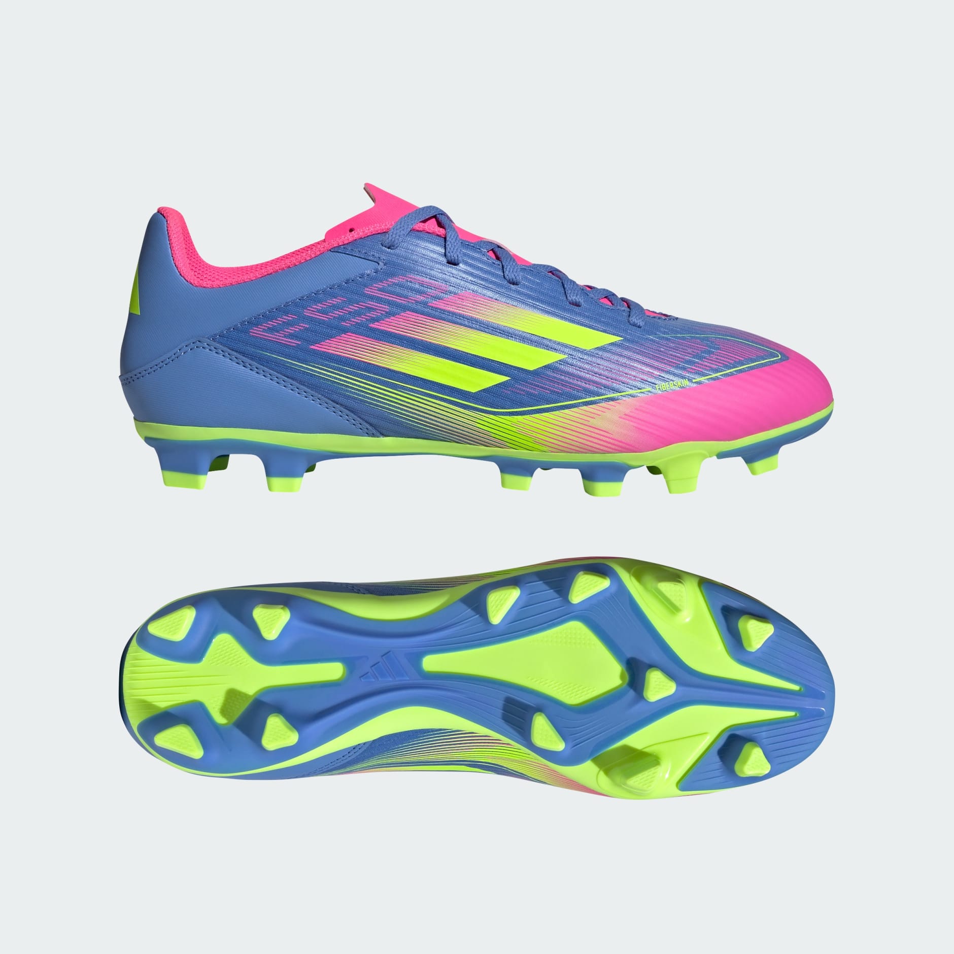 Adidas F50 Club Soccer Shoes Blue Multi