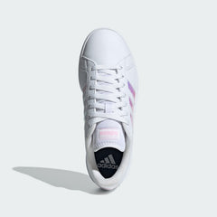 Adidas Boys Grand Court 2.0 Shoes In White