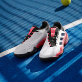 Adidas Mens Barricade 13 Tennis Shoes White & Red