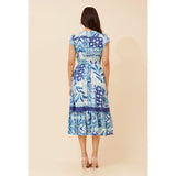 Mandi Dress In Blue Multi