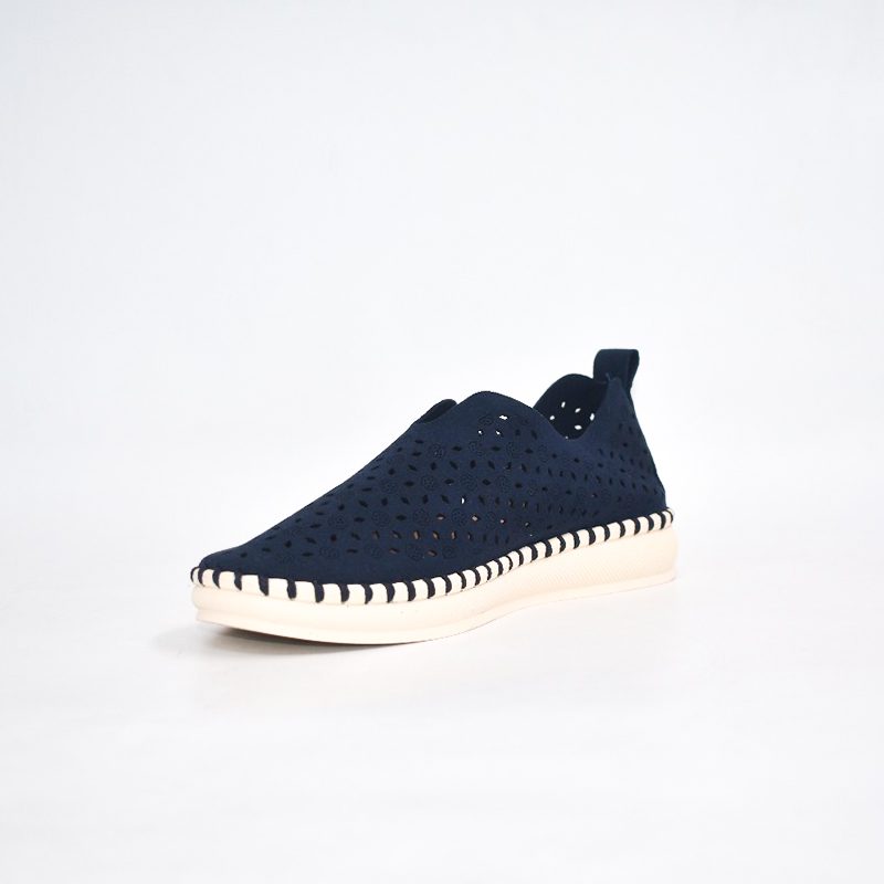 Hush Puppies Hpl01367 Ladies Sienna Microfire Shoe Navy