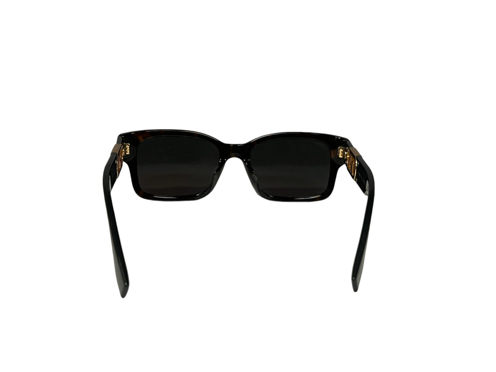 Fendi Rectangular Sunglasses For Women In Black