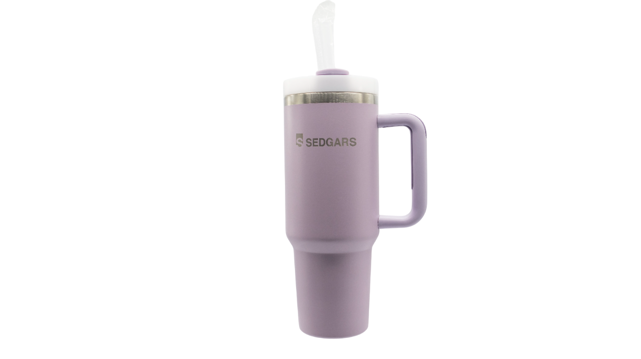 Stainless Steel Ice Figher Mug Lilac