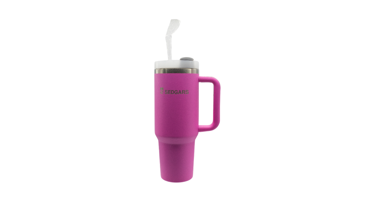 Stainless Steel Ice Figher Mug Cerise